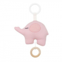 Jabadabado Hudobná hračka slon ružový
