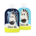 Zebra&Me kapsičky na opakované použitie 2ks kozmonaut a zebra