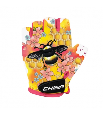 Chiba Cyklistické rukavice pre deti COOL KIDS Včela