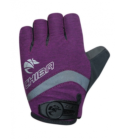 Chiba Cyklistické rukavice pre ženy Lady BioXCell fialové