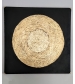 Gong zlatý.Abstraktný obraz. Veľkosť 90 x 90cm.