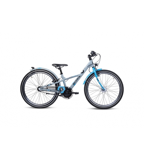 S'COOL Detský bicykel XXlite alloy 3s modrý/tmavomodrý od 123 cm