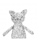 Elodie Details Snuggle - Dots of Fauna Kitty 