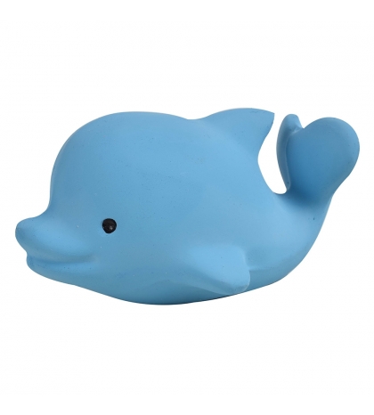 Tikiri Ocean – hrkálka a hryzátko z prírodnej gumy-delfín