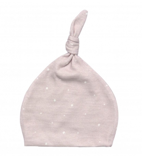 Effiky Novorodenecká čiapka 0-1 m šedá s bielymi bodkami