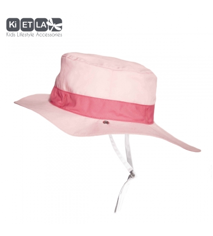 KiETLA klobúčik 6-9  rokov s UV ochranou-panama-pink